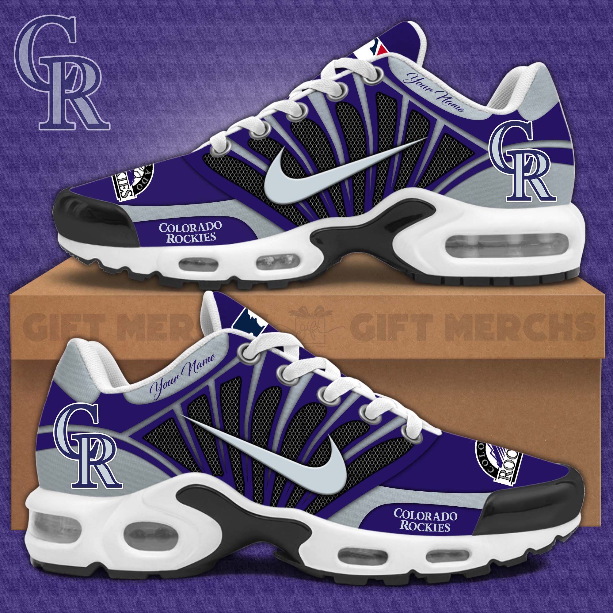 JWFancy Colorado Rockies TN Shoes Sneakers For Men And Women