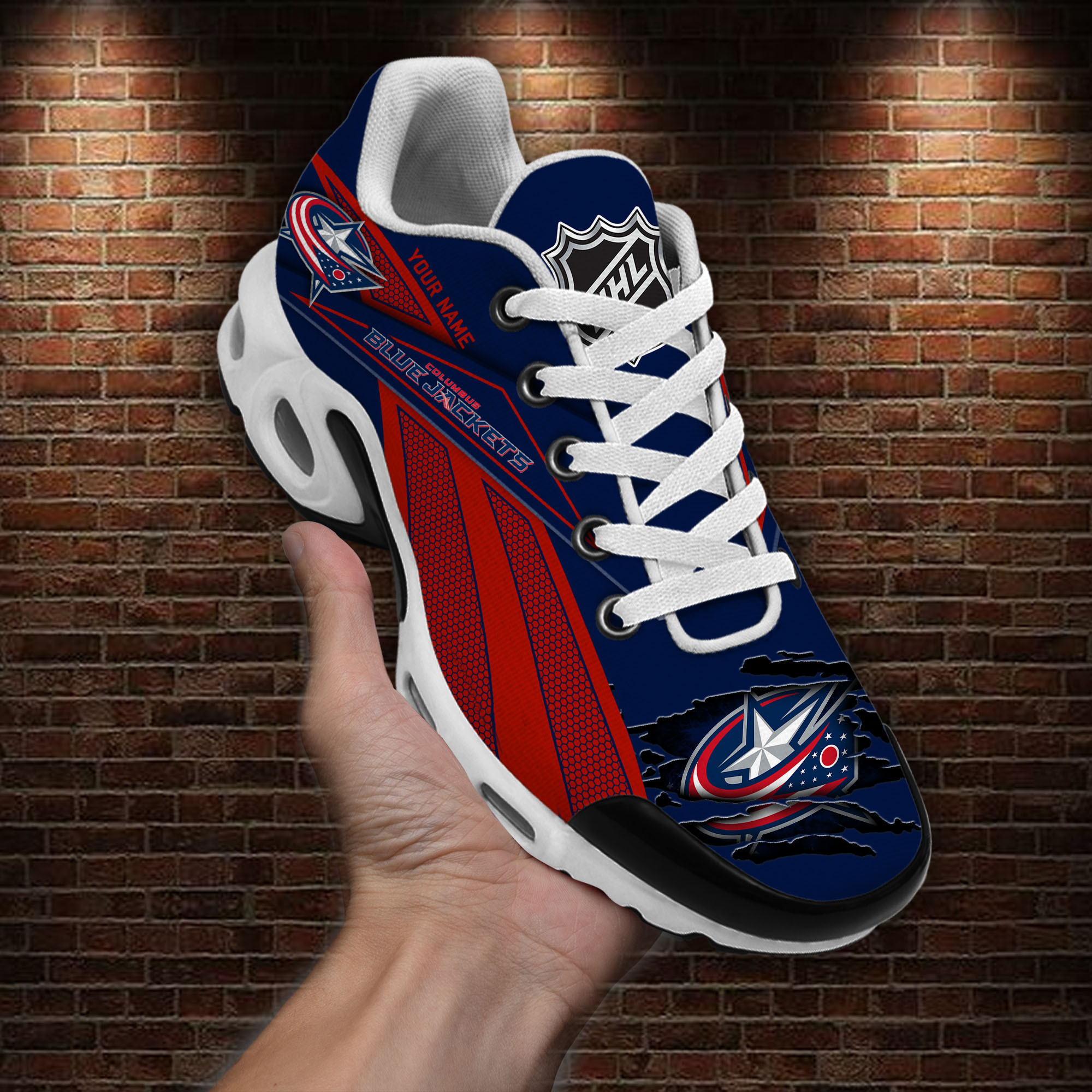 JWFancy Columbus Blue Jackets TN Shoes Sneakers For Men And Women