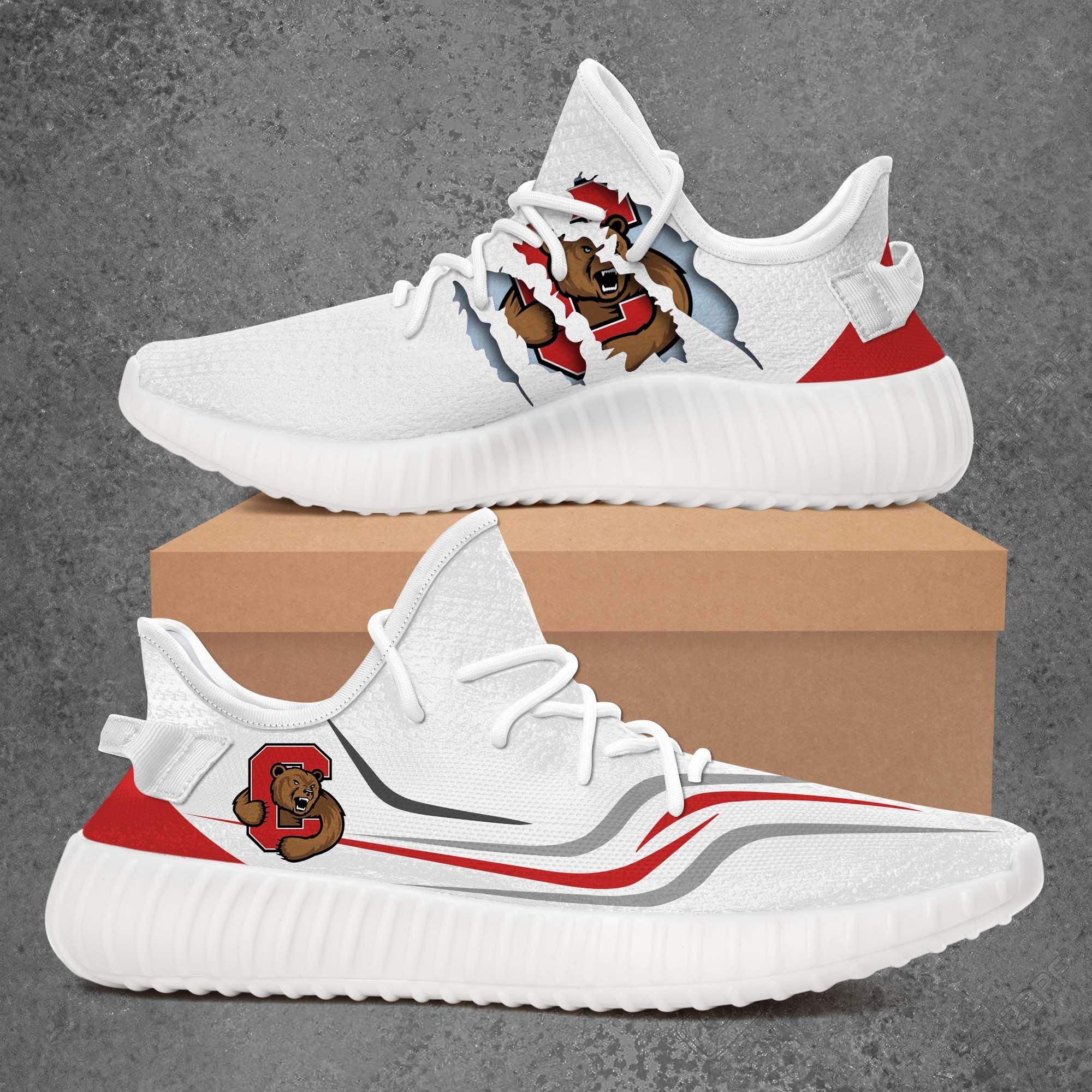 JWFancy Cornell Big Red Yeezy Boost Shoes For Men And Women