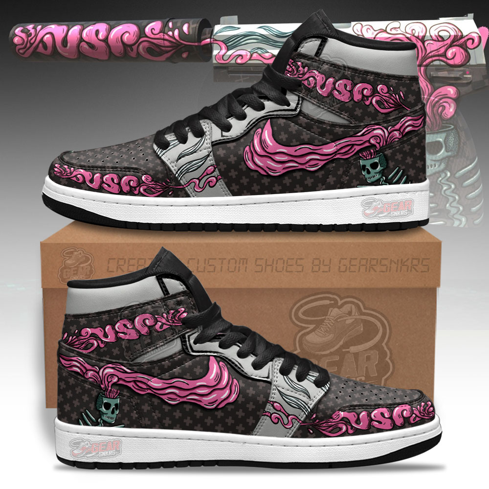 JWFancy Cortex USP Counter Strike Skins AJ1 High Sneakers Shoes For Men And Women