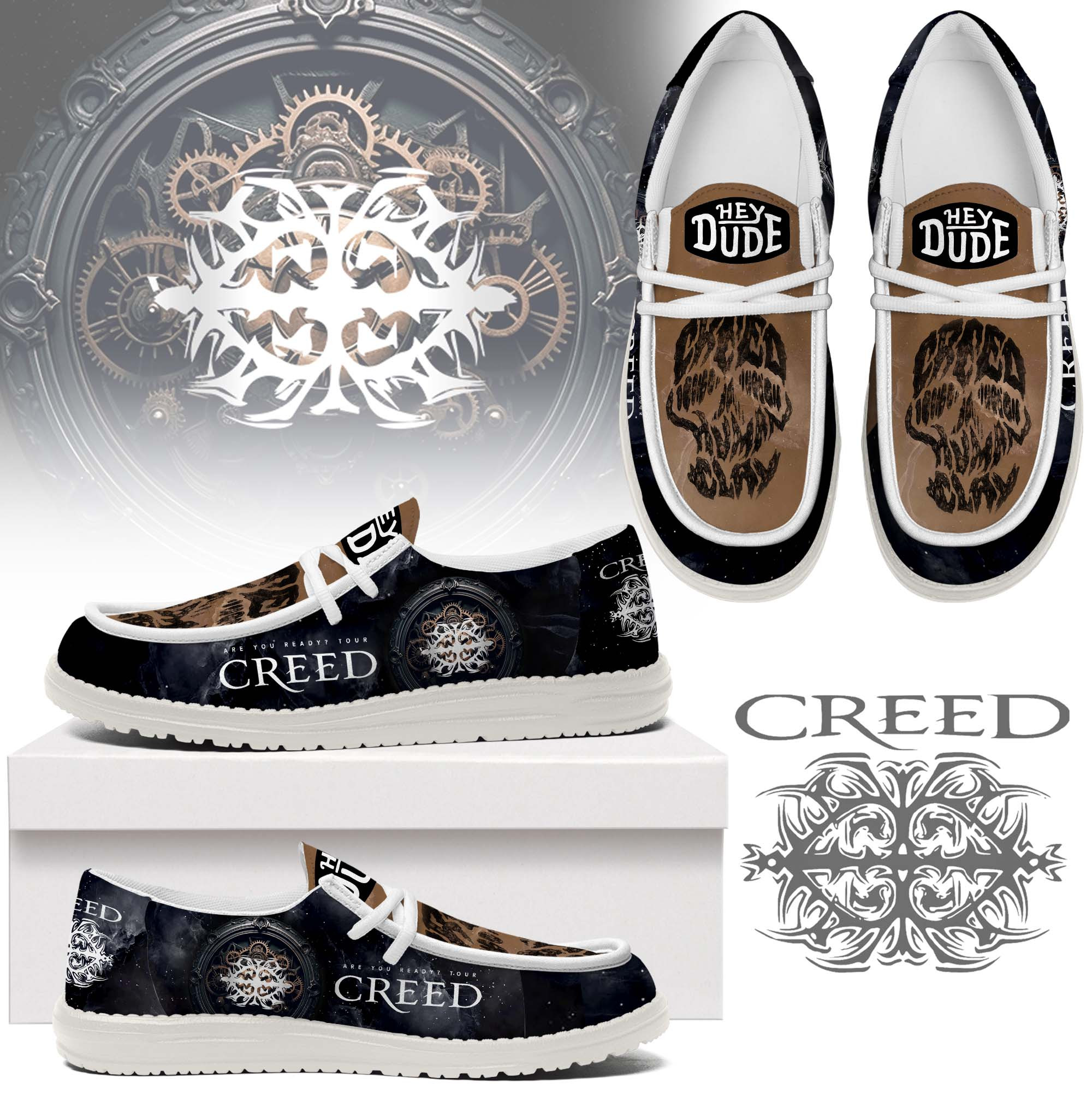 JWFancy Creed – Custom Name Hey Dude