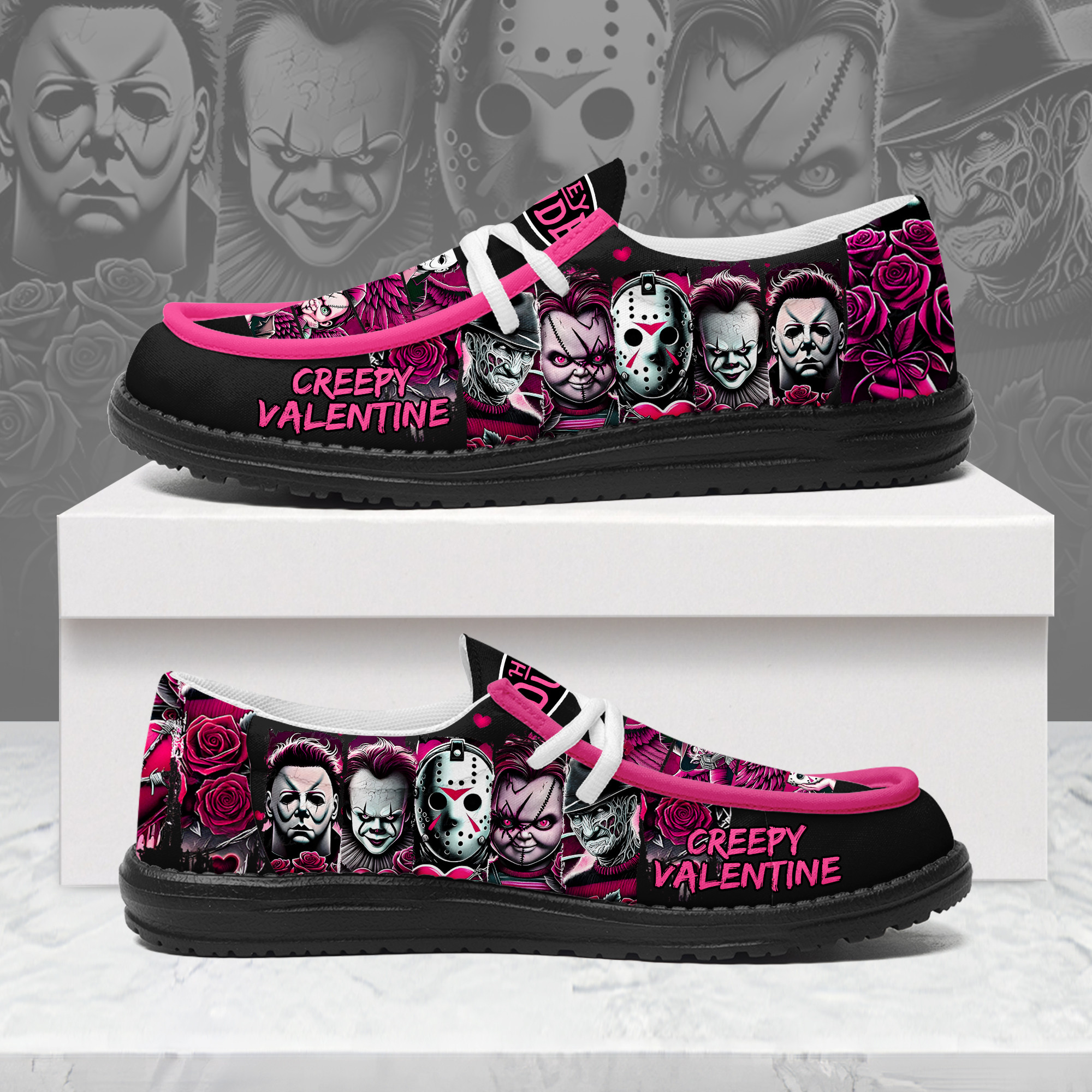 JWFancy Creepy Valentine – Custom Name Hey Dude