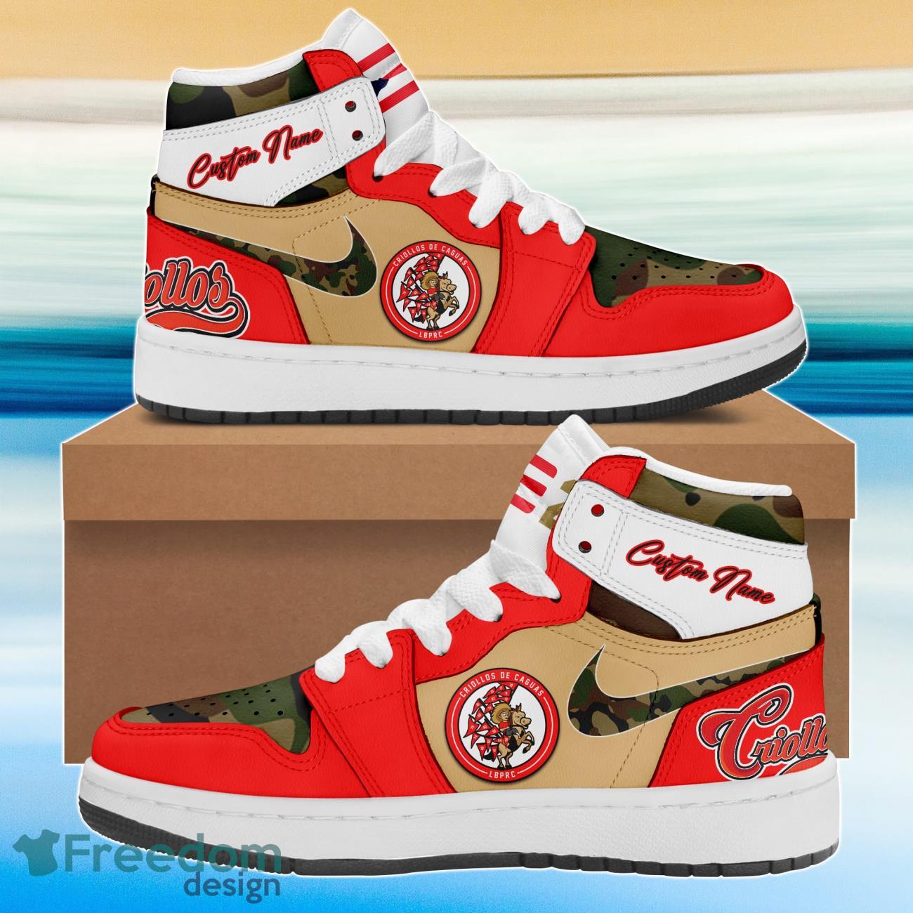 JWFancy Criollos de Caguas AJ1 High Sneakers Shoes For Men And Women