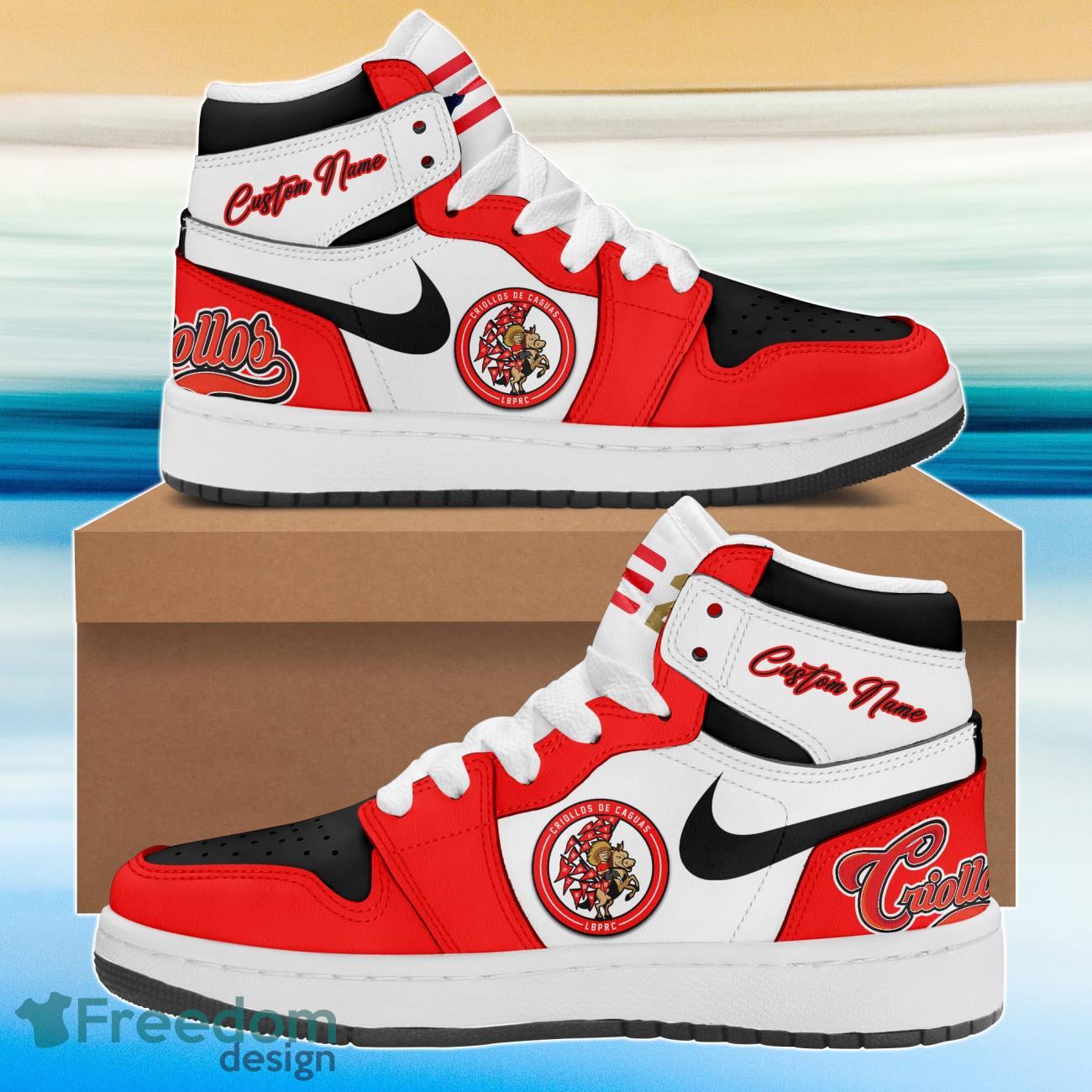 JWFancy Criollos de Caguas AJ1 High Sneakers Shoes For Men And Women