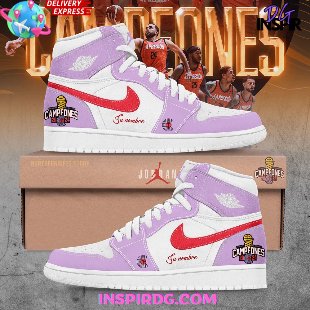 JWFancy Criollos de Caguas Campeones AJ1 High Sneakers Shoes For Men And Women
