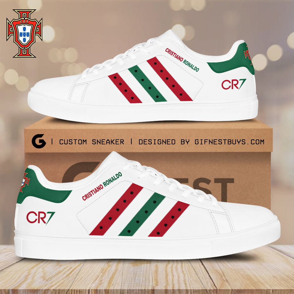 JWFancy Cristiano Ronaldo x Portugal National Team Skate Stan Shoes Sneakes For Men And Women