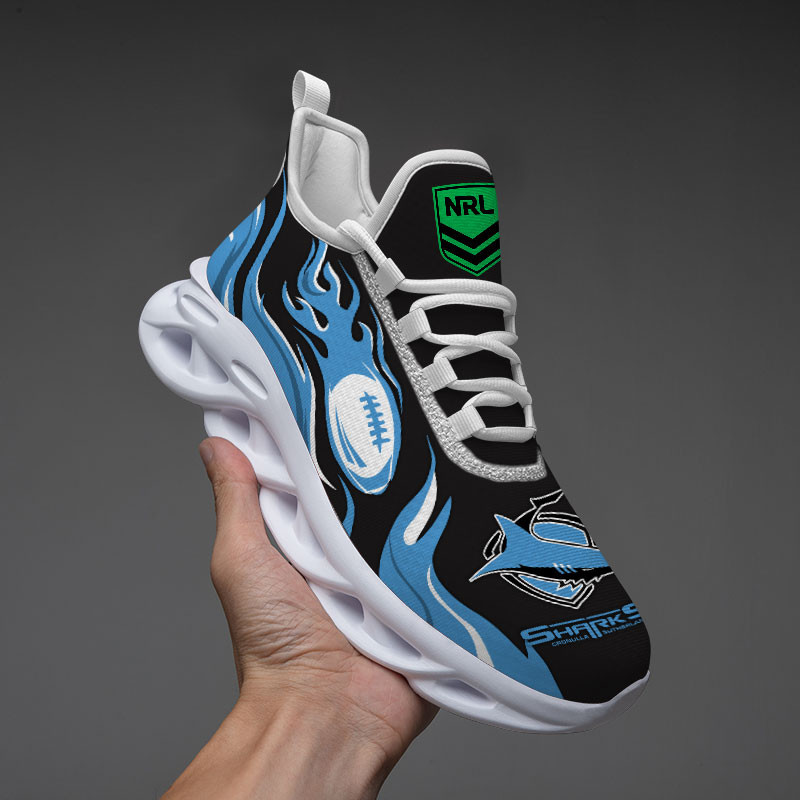 JWFancy Cronulla Sharks Max Soul Shoes Sneakers For Men And Women