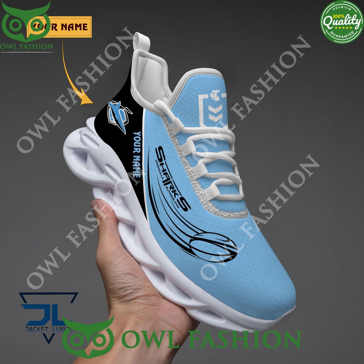 JWFancy Cronulla Sharks Max Soul Shoes Sneakers For Men And Women