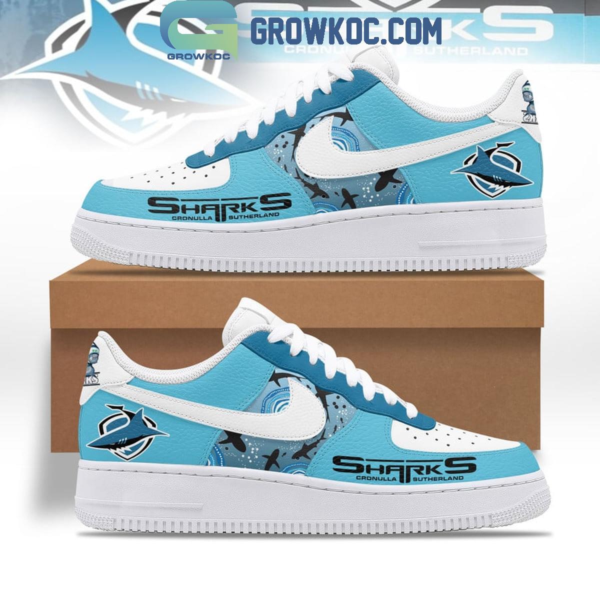 JWFancy Cronulla Sutherland Sharks Air Low-Top Sneakers Shoes For Men And Women