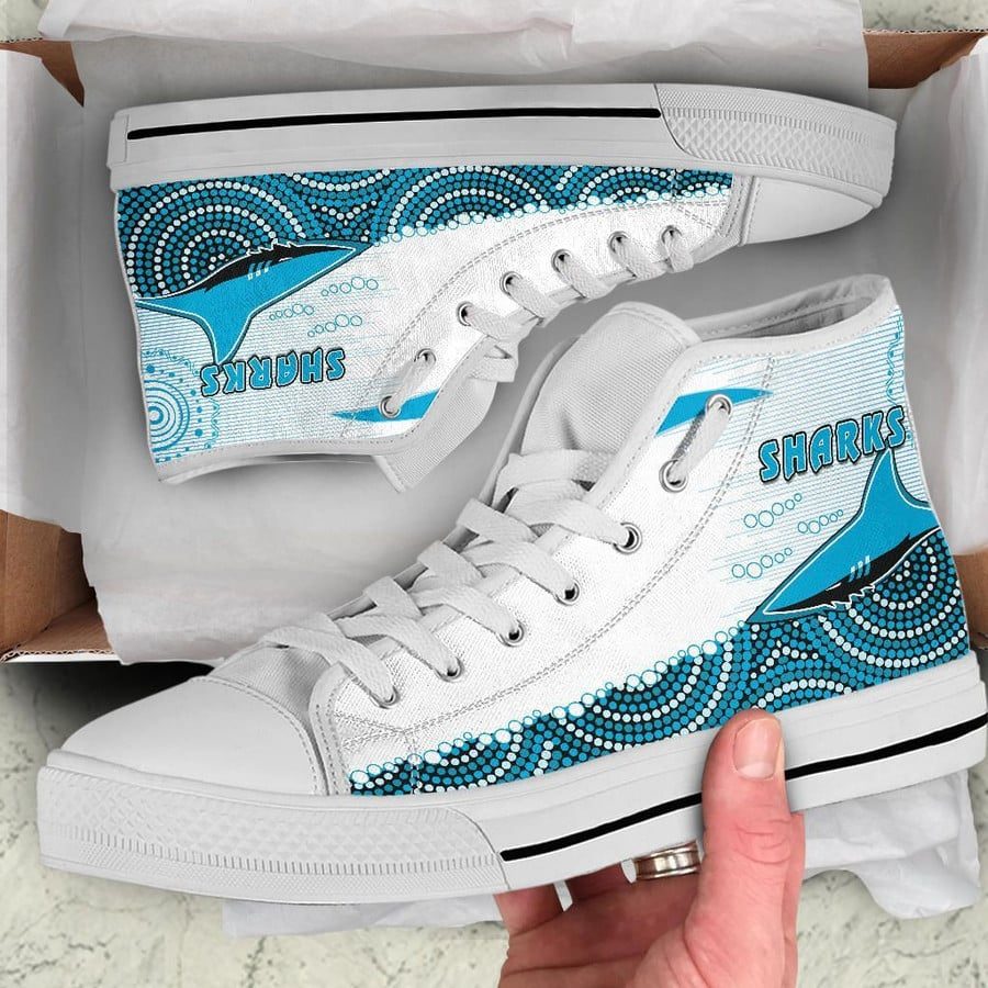 JWFancy Cronulla-Sutherland Sharks High Top Canvas Sneakers Shoes For Men And Women