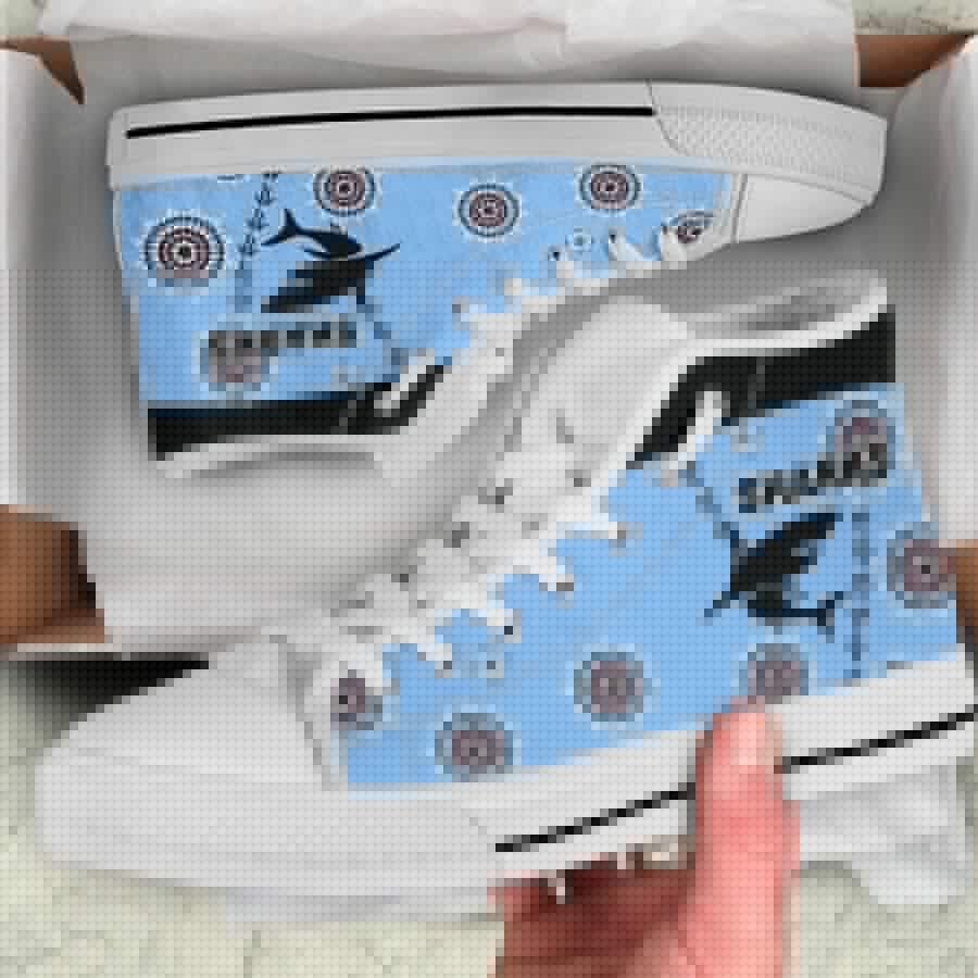 JWFancy Cronulla-Sutherland Sharks High Top Canvas Sneakers Shoes For Men And Women