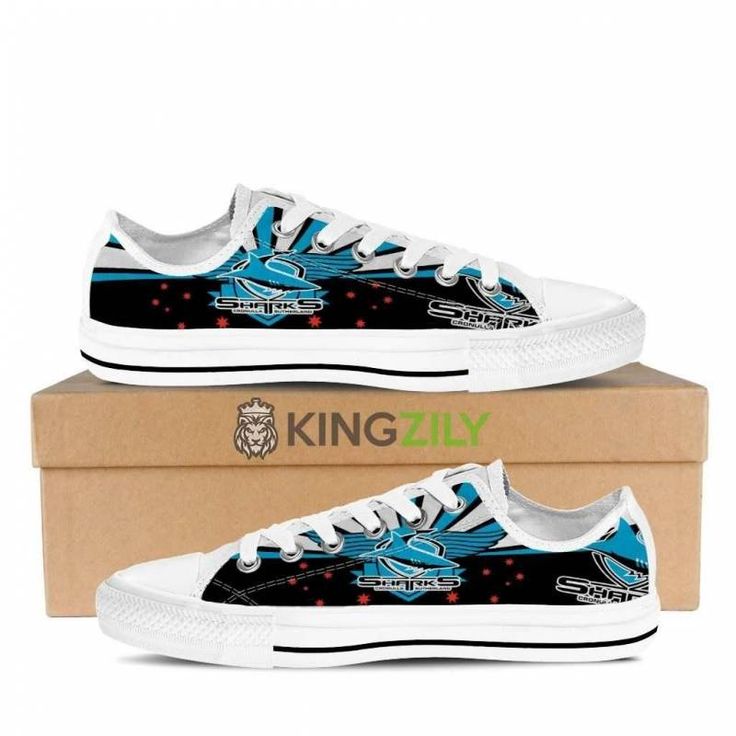 JWFancy Cronulla-Sutherland Sharks Low Top Canvas Sneakers Shoes For Men And Women