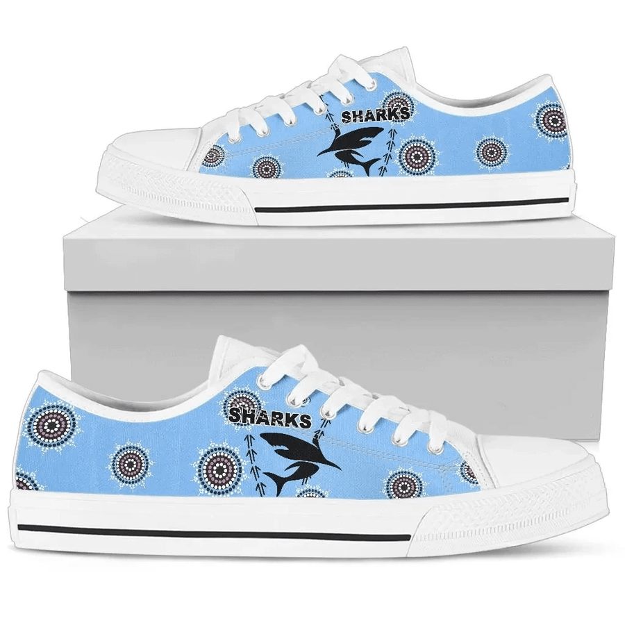 JWFancy Cronulla-Sutherland Sharks Low Top Canvas Sneakers Shoes For Men And Women