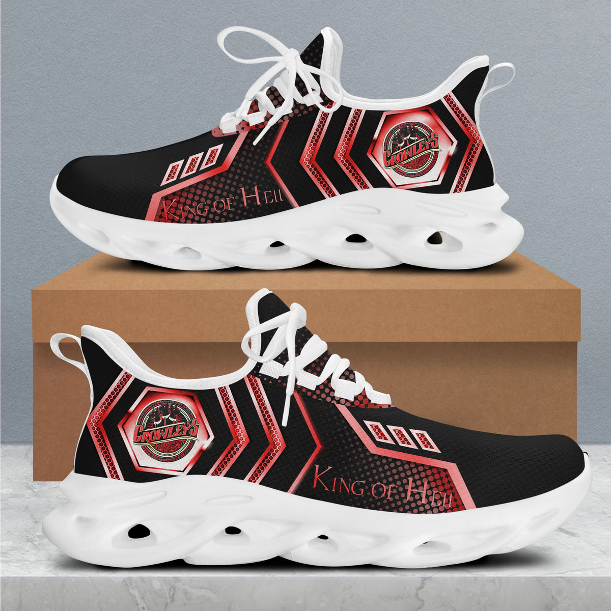 JWFancy Crowley King of Hell Max Soul Shoes Sneakers For Men And Women