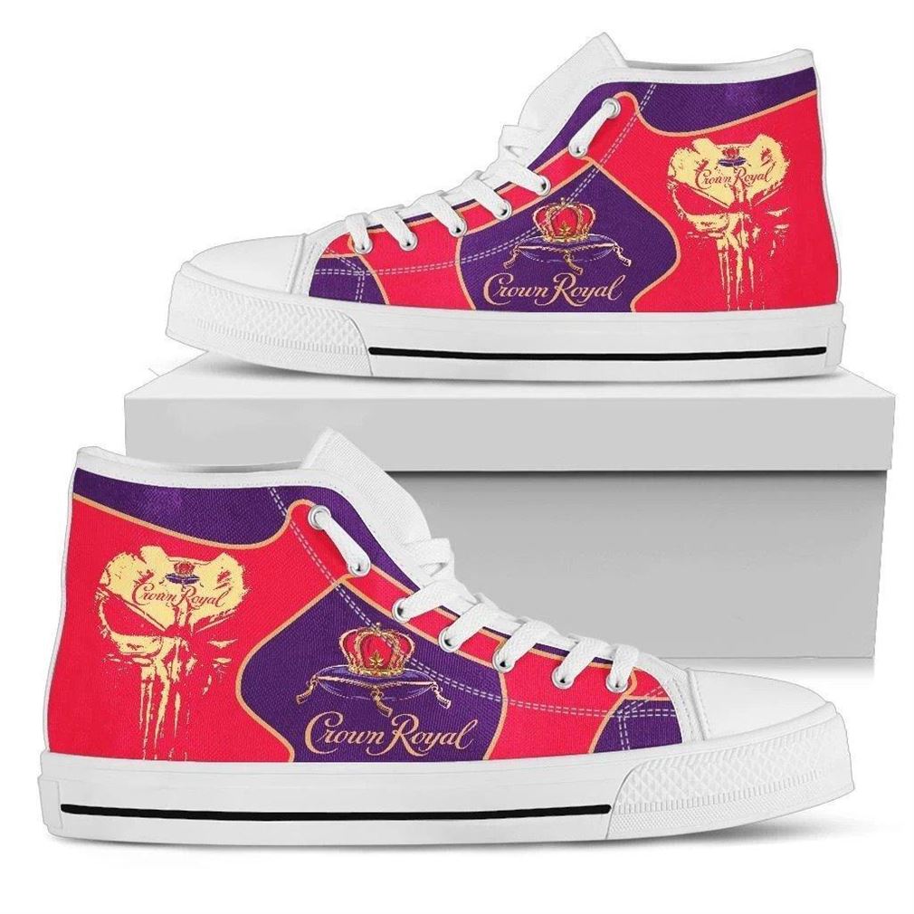 JWFancy Crown Royal High Top Canvas Sneakers Shoes For Men And Women