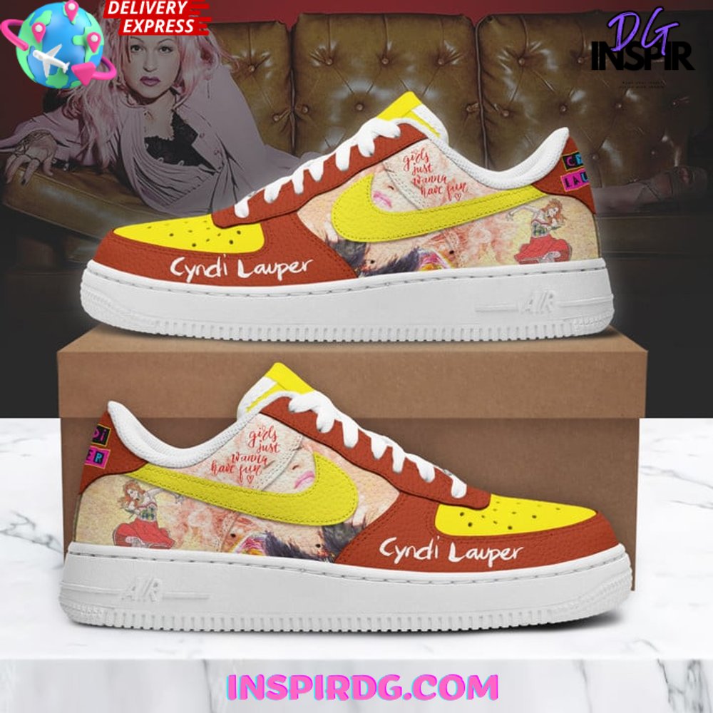 JWFancy Cyndi Lauper Air Low-Top Sneakers Shoes For Men And Women