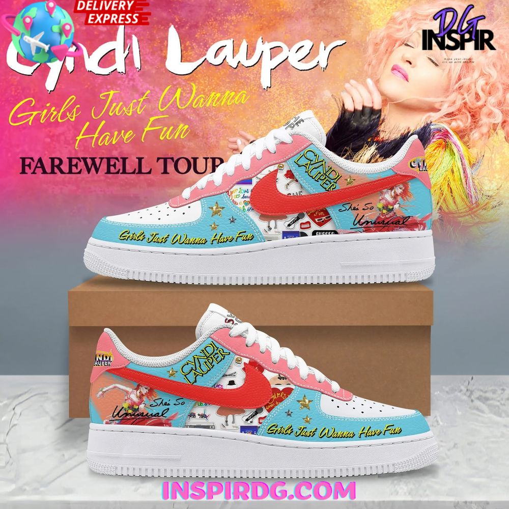 JWFancy Cyndi Lauper Air Low-Top Sneakers Shoes For Men And Women