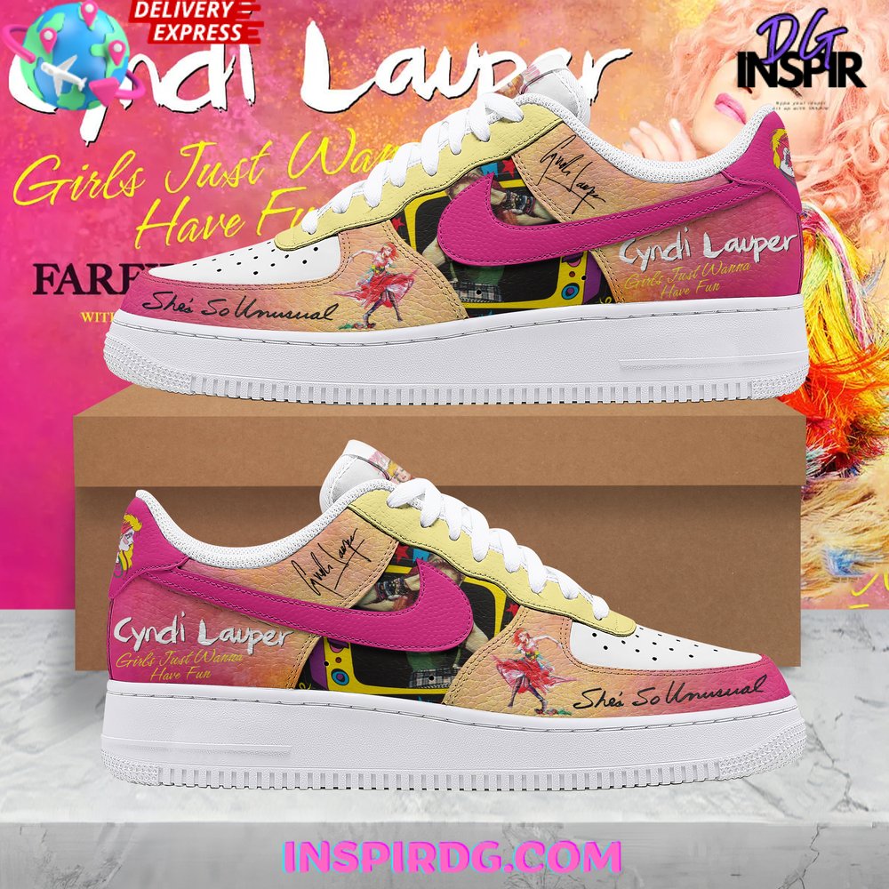 JWFancy Cyndi Lauper Air Low-Top Sneakers Shoes For Men And Women