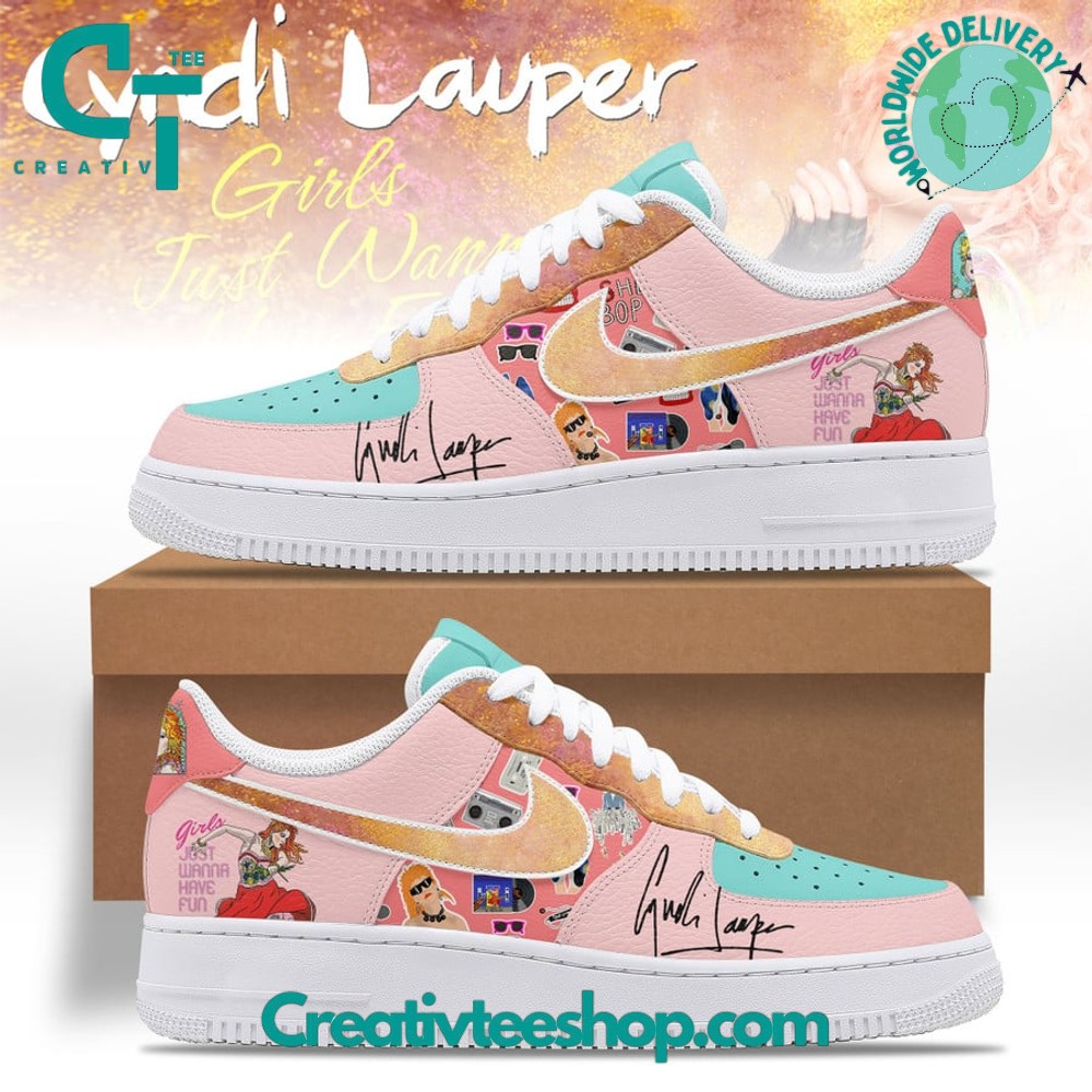 JWFancy Cyndi Lauper Air Low-Top Sneakers Shoes For Men And Women