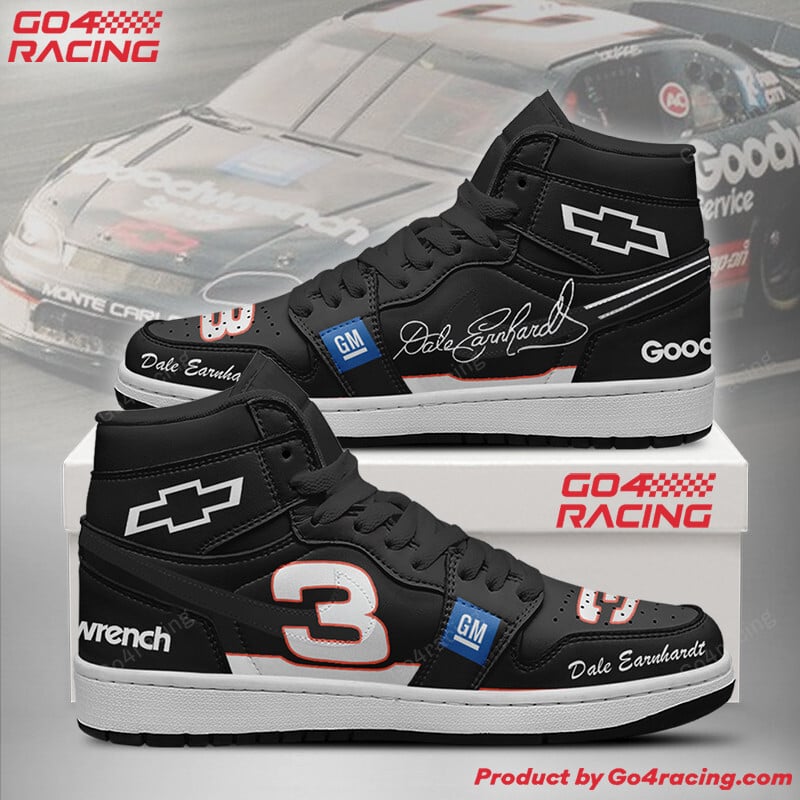 JWFancy Dale Earnhardt - Nascar AJ1 High Sneakers Shoes For Men And Women