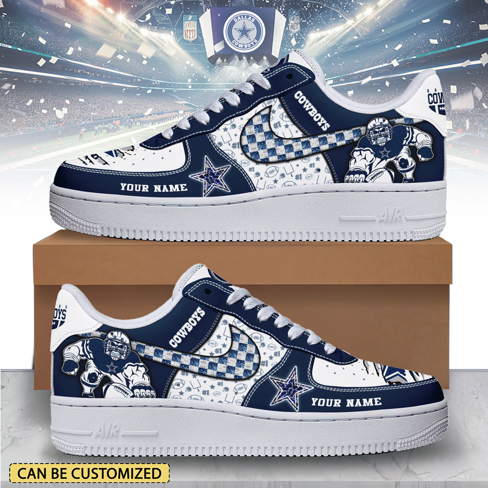 JWFancy Dallas Cowboys Air Low-Top Sneakers Shoes For Men And Women