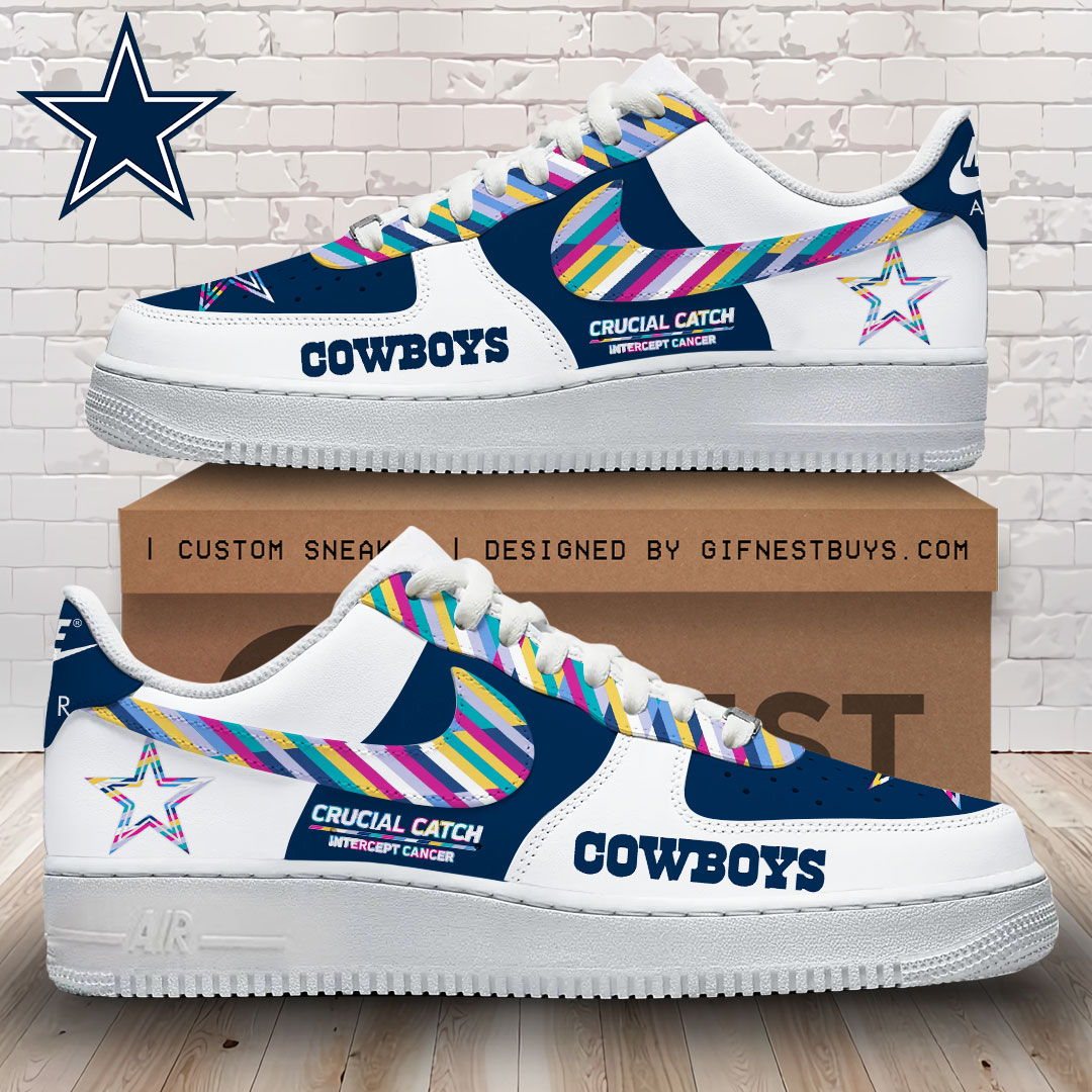 JWFancy Dallas Cowboys Air Low-Top Sneakers Shoes For Men And Women