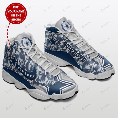 JWFancy Dallas Cowboys AJ13 Sneakers Shoes For Men And Women