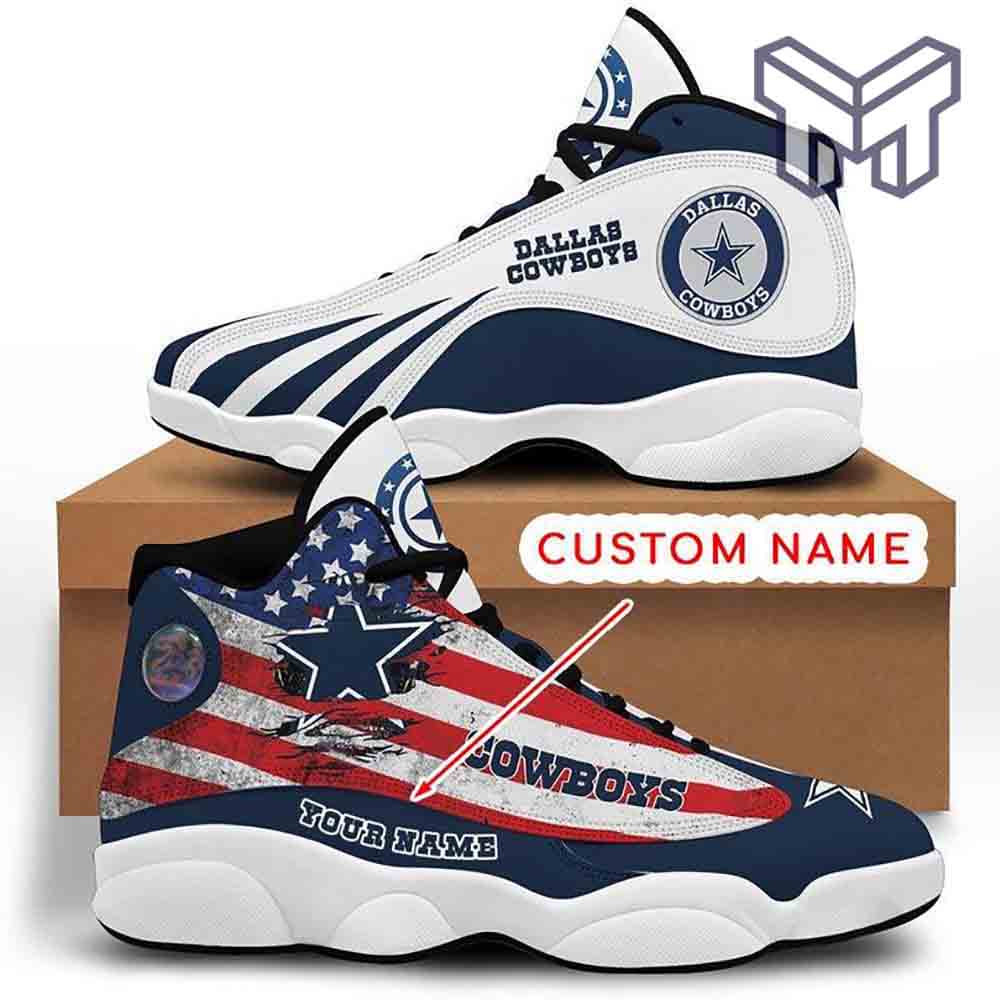 JWFancy Dallas Cowboys AJ13 Sneakers Shoes For Men And Women