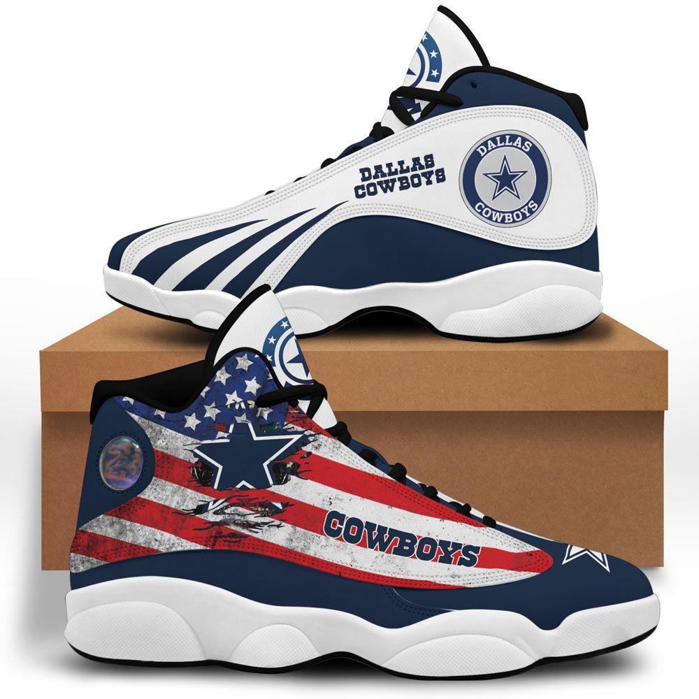 JWFancy Dallas Cowboys AJ13 Sneakers Shoes For Men And Women