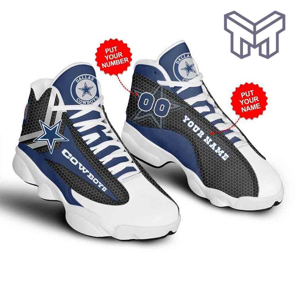 JWFancy Dallas Cowboys AJ13 Sneakers Shoes For Men And Women