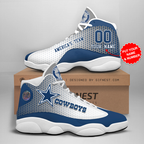 JWFancy Dallas Cowboys AJ13 Sneakers Shoes For Men And Women