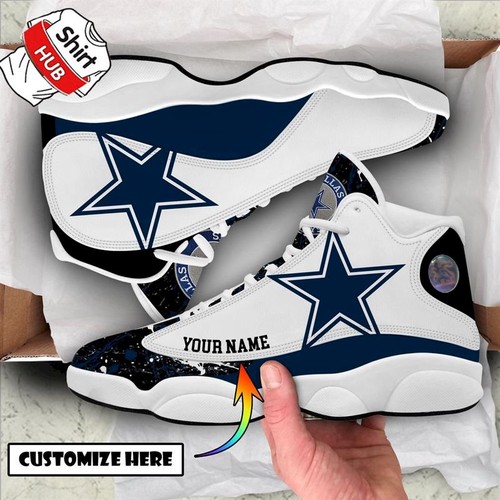 JWFancy Dallas Cowboys AJ13 Sneakers Shoes For Men And Women