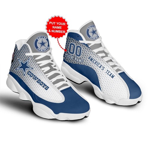 JWFancy Dallas Cowboys AJ13 Sneakers Shoes For Men And Women
