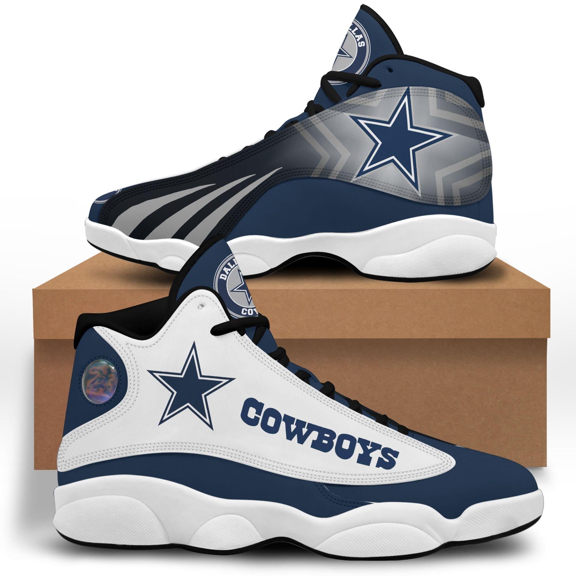 JWFancy Dallas Cowboys AJ13 Sneakers Shoes For Men And Women