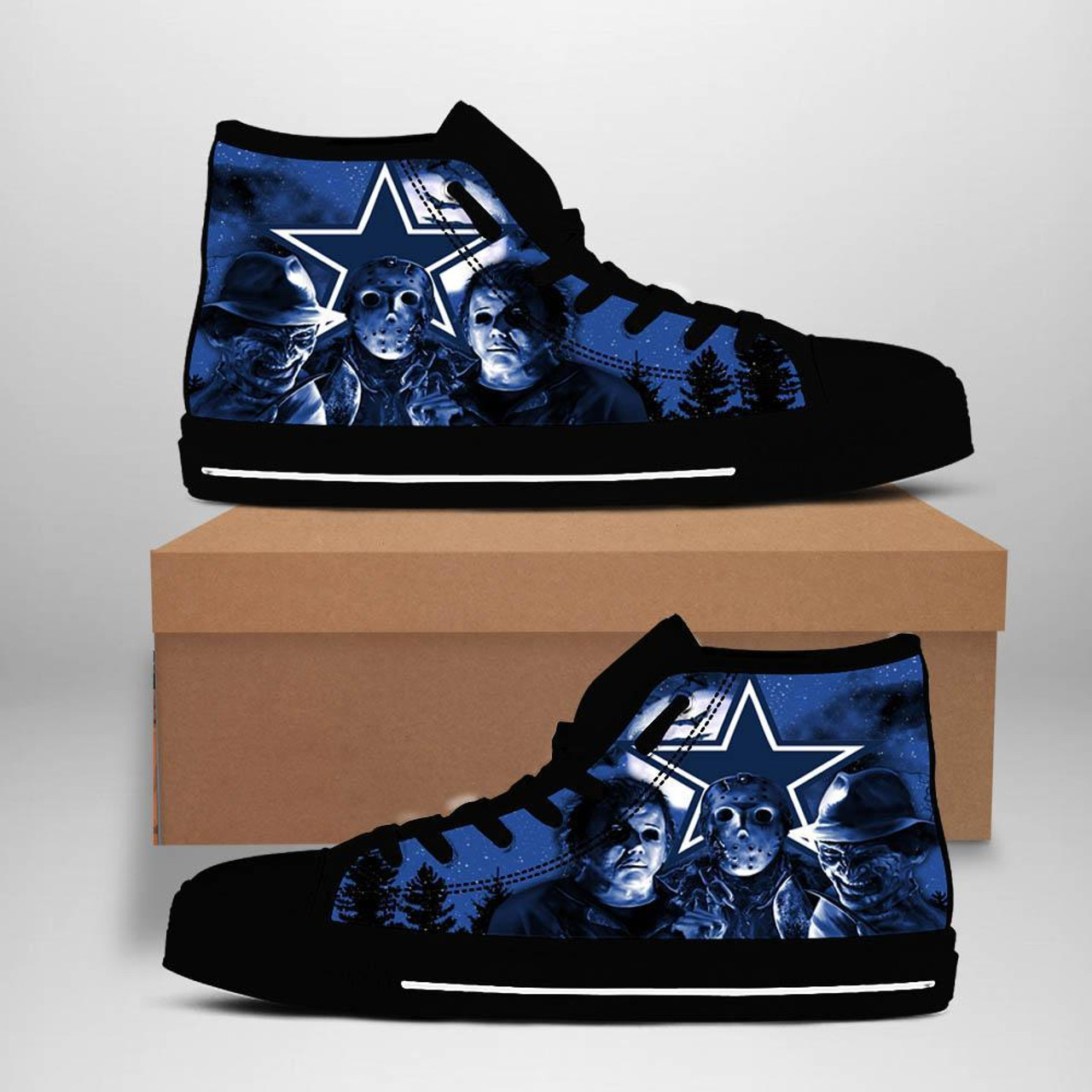 JWFancy Dallas Cowboys Low Top Canvas Sneakers Shoes For Men And Women