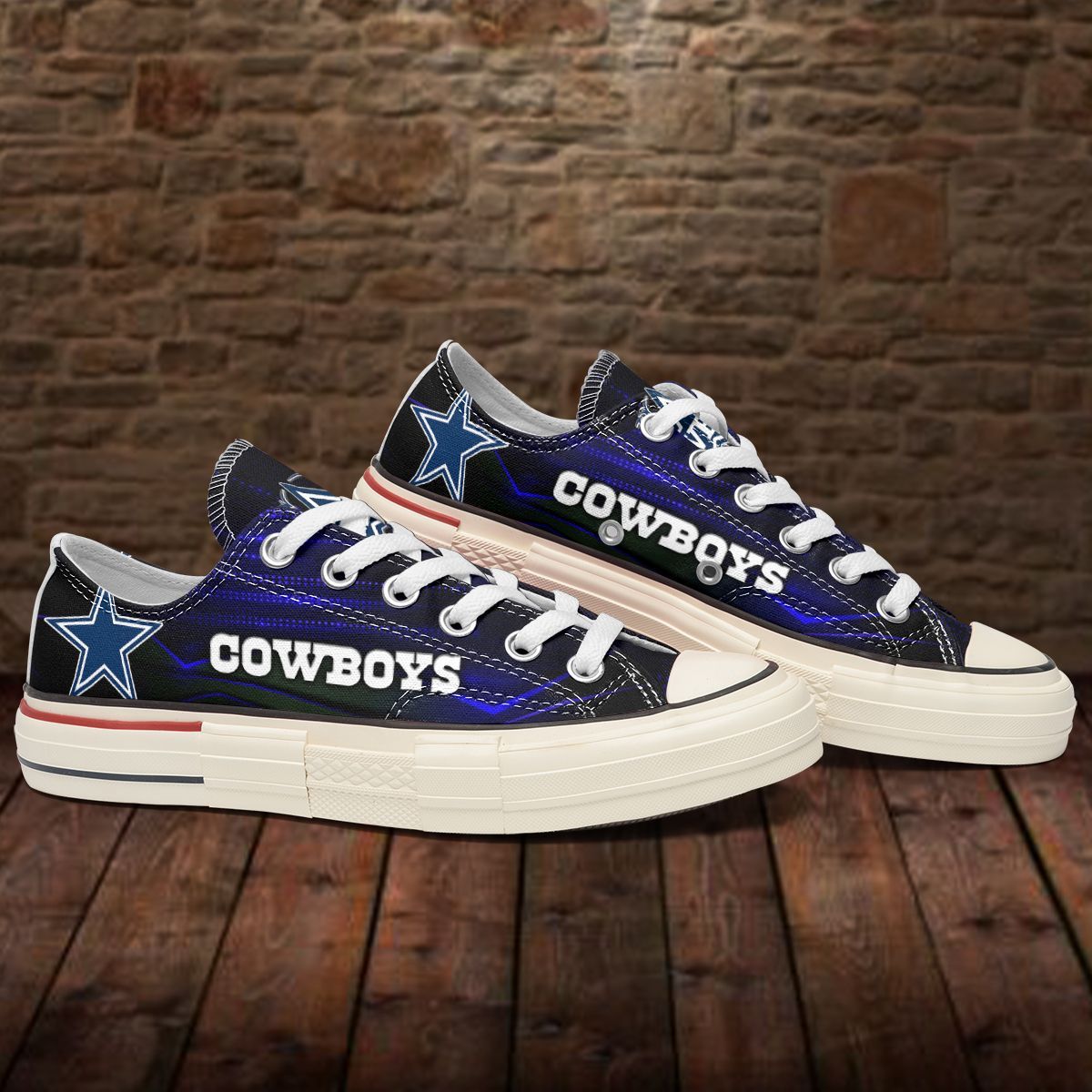 JWFancy Dallas Cowboys Low Top Canvas Sneakers Shoes For Men And Women
