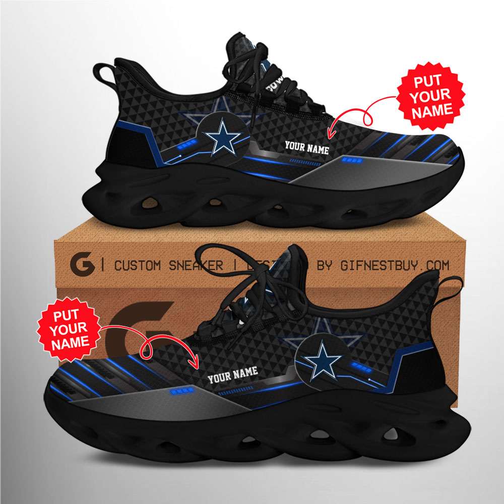 JWFancy Dallas Cowboys Max Soul Shoes Sneakers For Men And Women