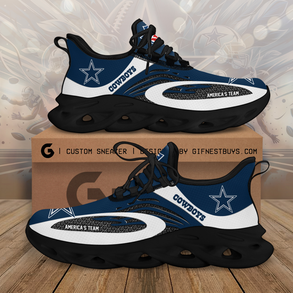 JWFancy Dallas Cowboys Max Soul Shoes Sneakers For Men And Women