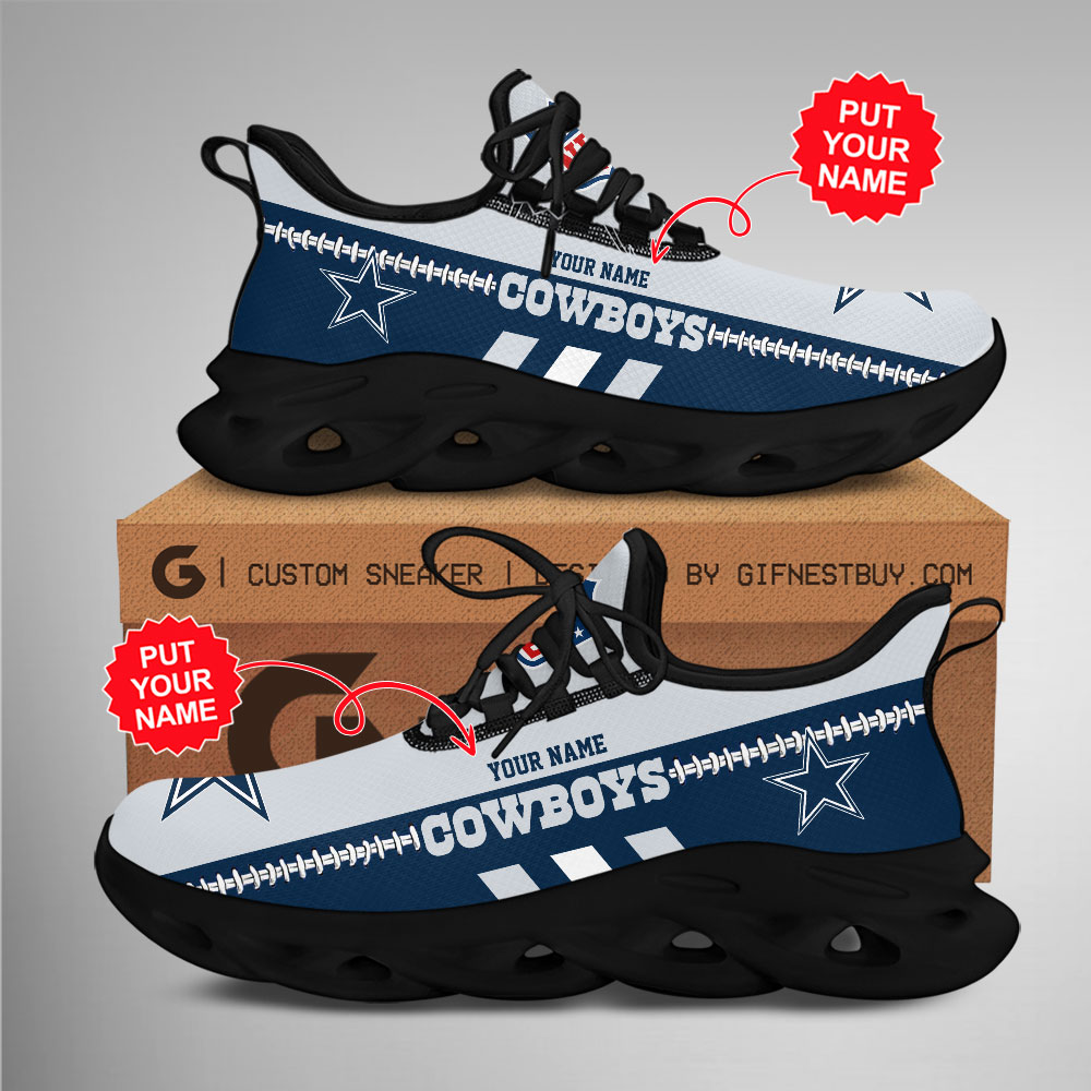 JWFancy Dallas Cowboys Max Soul Shoes Sneakers For Men And Women