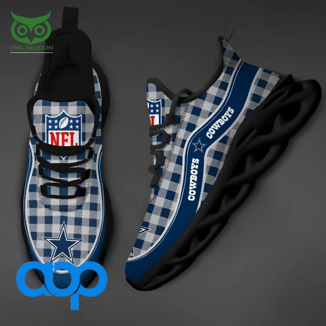 JWFancy Dallas Cowboys Max Soul Shoes Sneakers For Men And Women