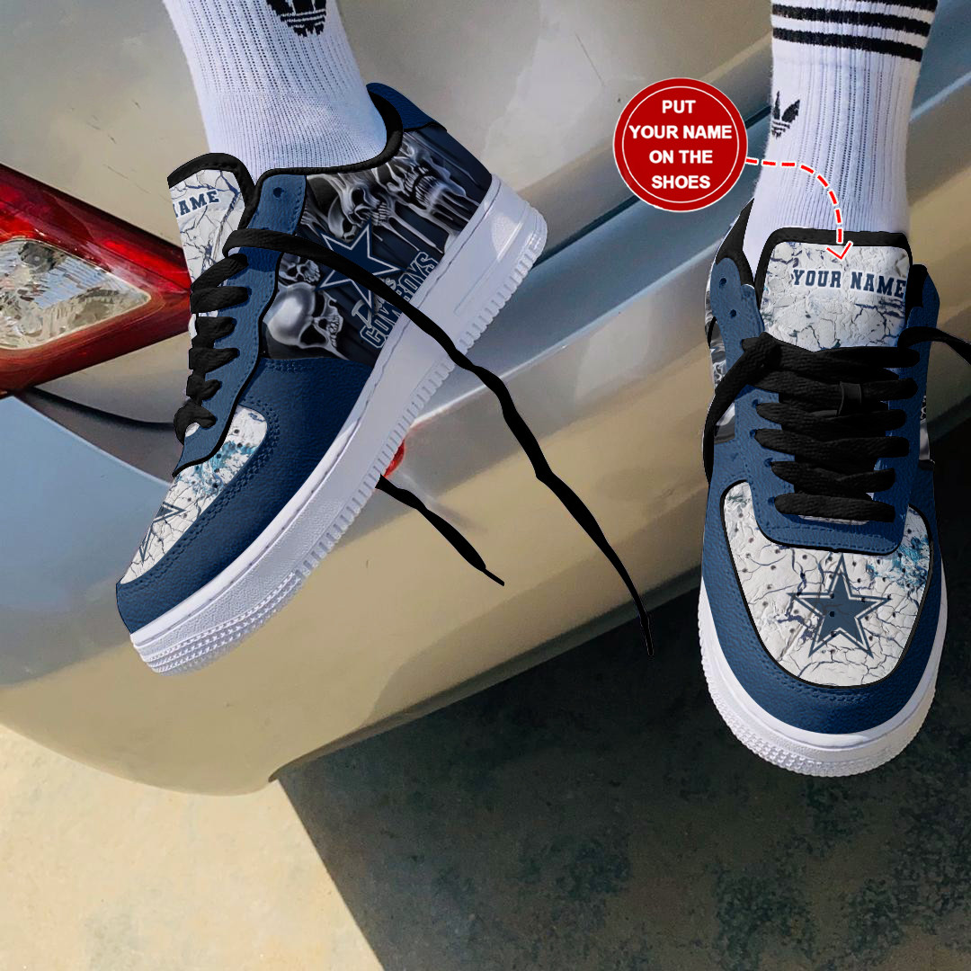 JWFancy Dallas Cowboys NFL Air Low-Top Sneakers Shoes For Men And Women