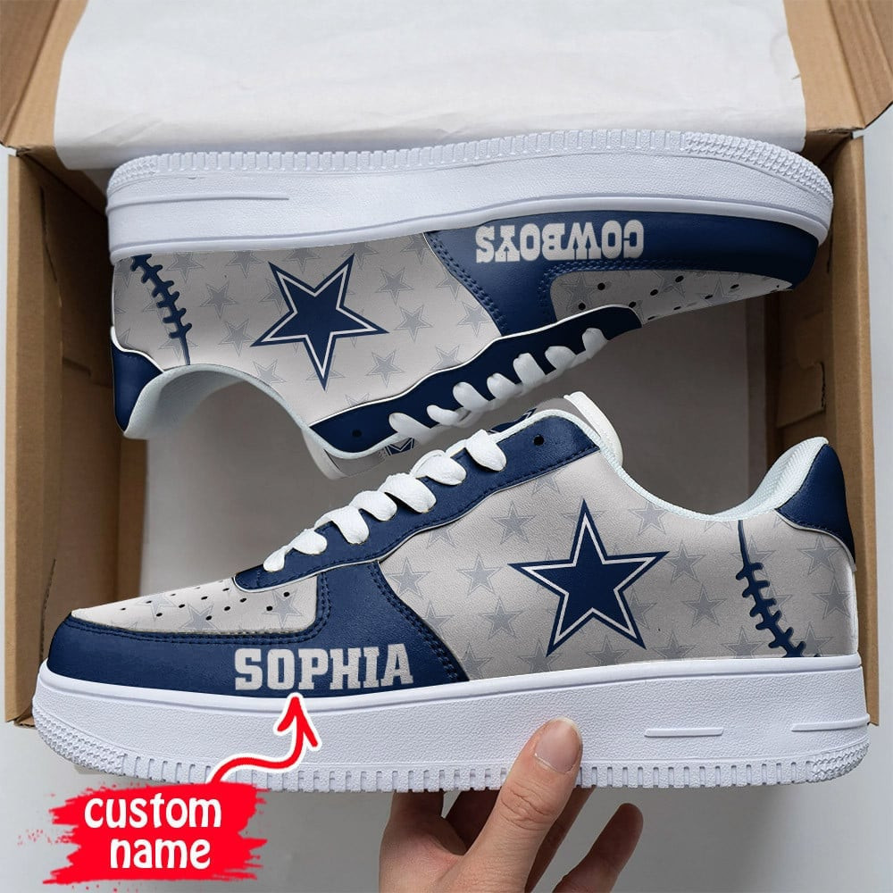 JWFancy Dallas Cowboys NFL Air Low-Top Sneakers Shoes For Men And Women