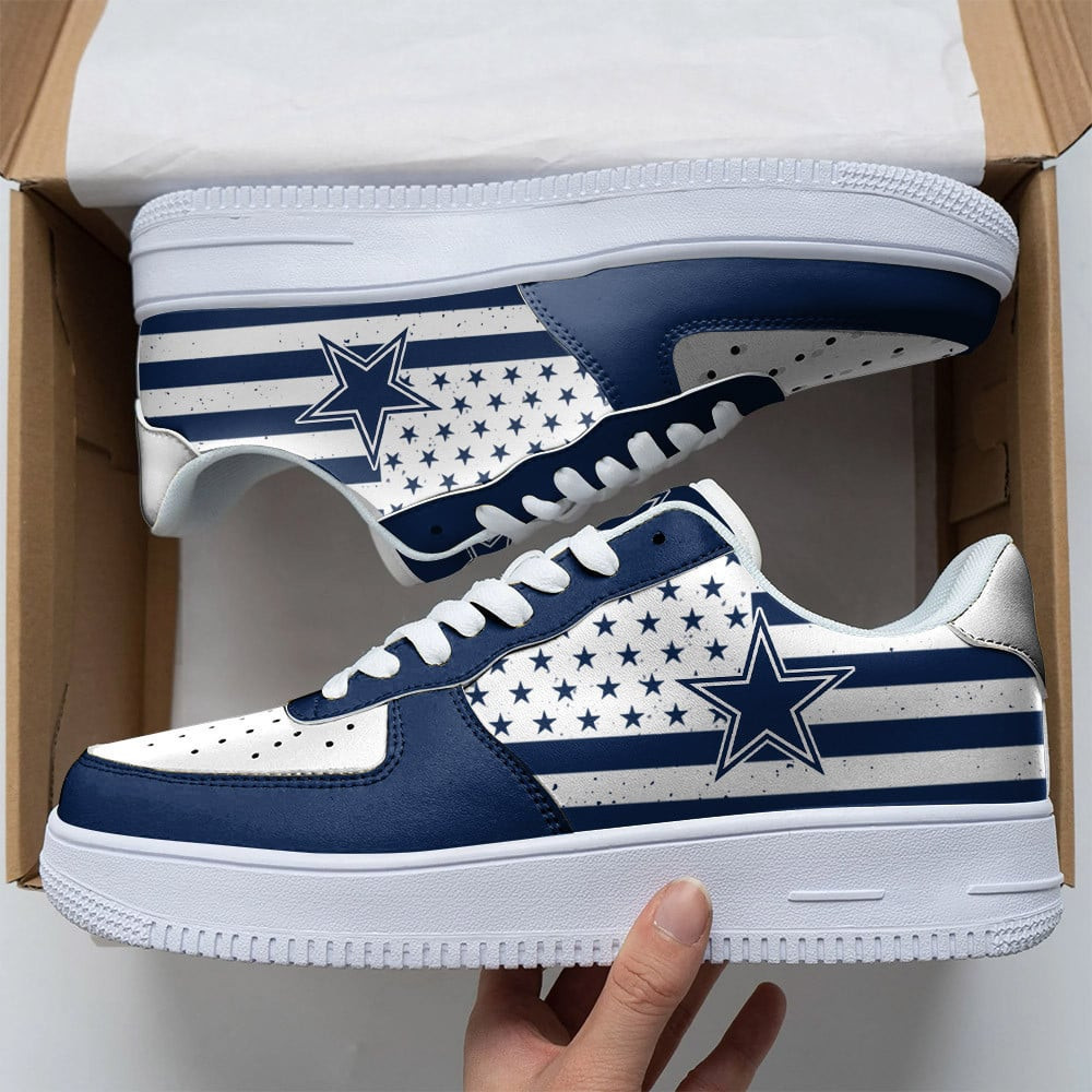 JWFancy Dallas Cowboys NFL Air Low-Top Sneakers Shoes For Men And Women