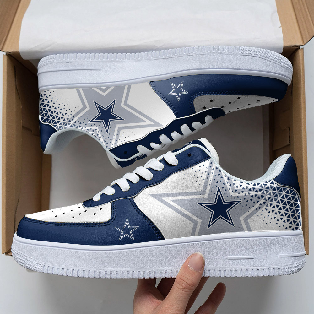 JWFancy Dallas Cowboys NFL Air Low-Top Sneakers Shoes For Men And Women