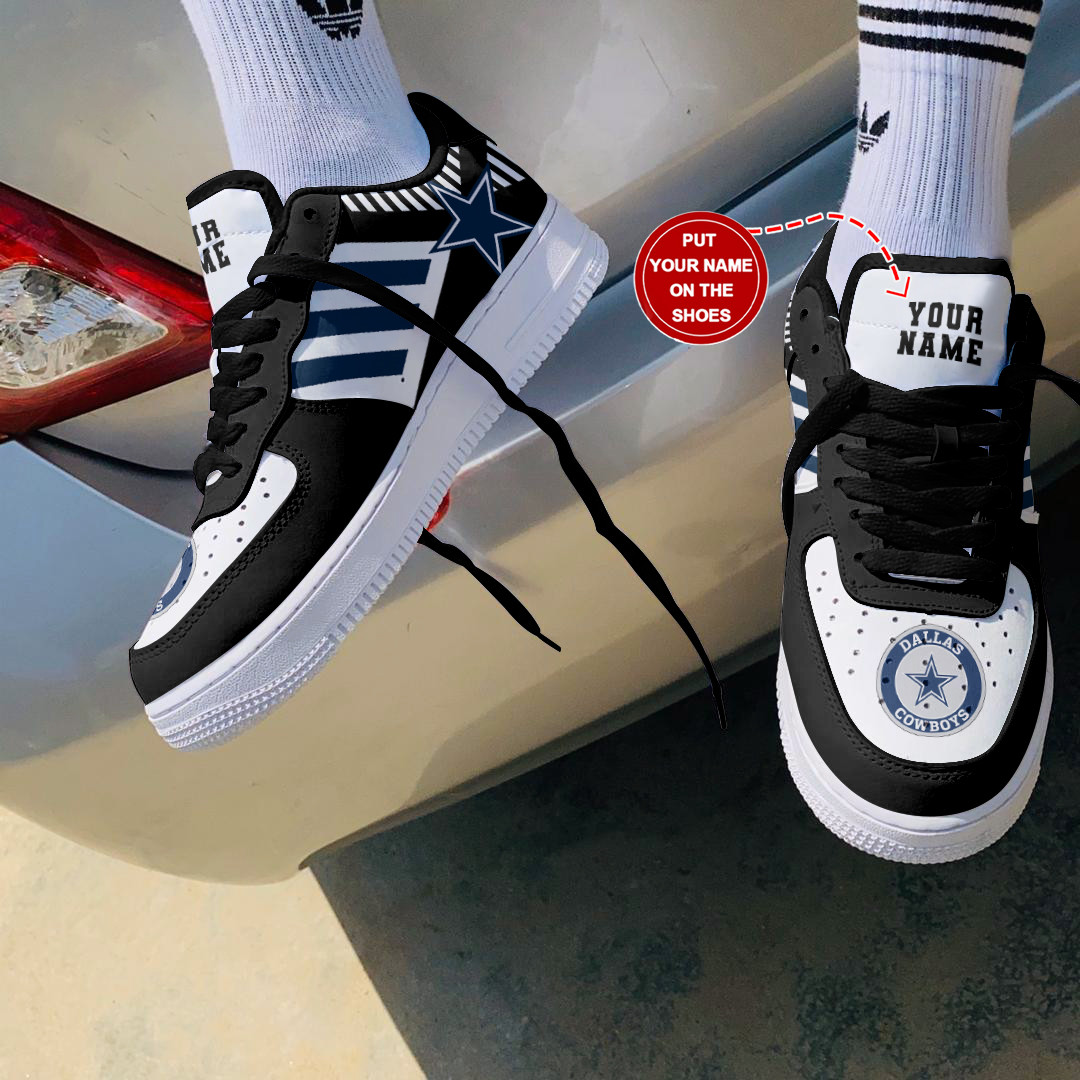 JWFancy Dallas Cowboys NFL Air Low-Top Sneakers Shoes For Men And Women