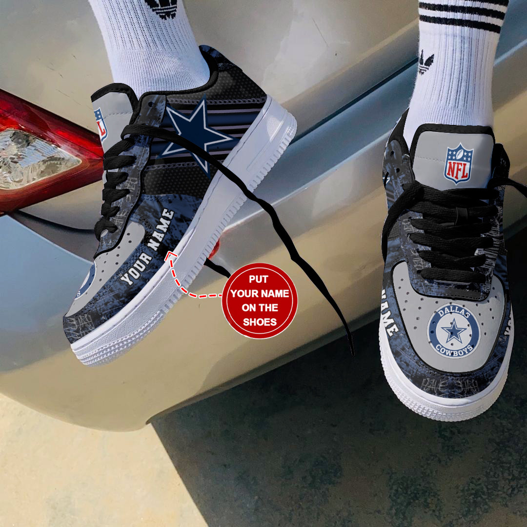 JWFancy Dallas Cowboys NFL Air Low-Top Sneakers Shoes For Men And Women