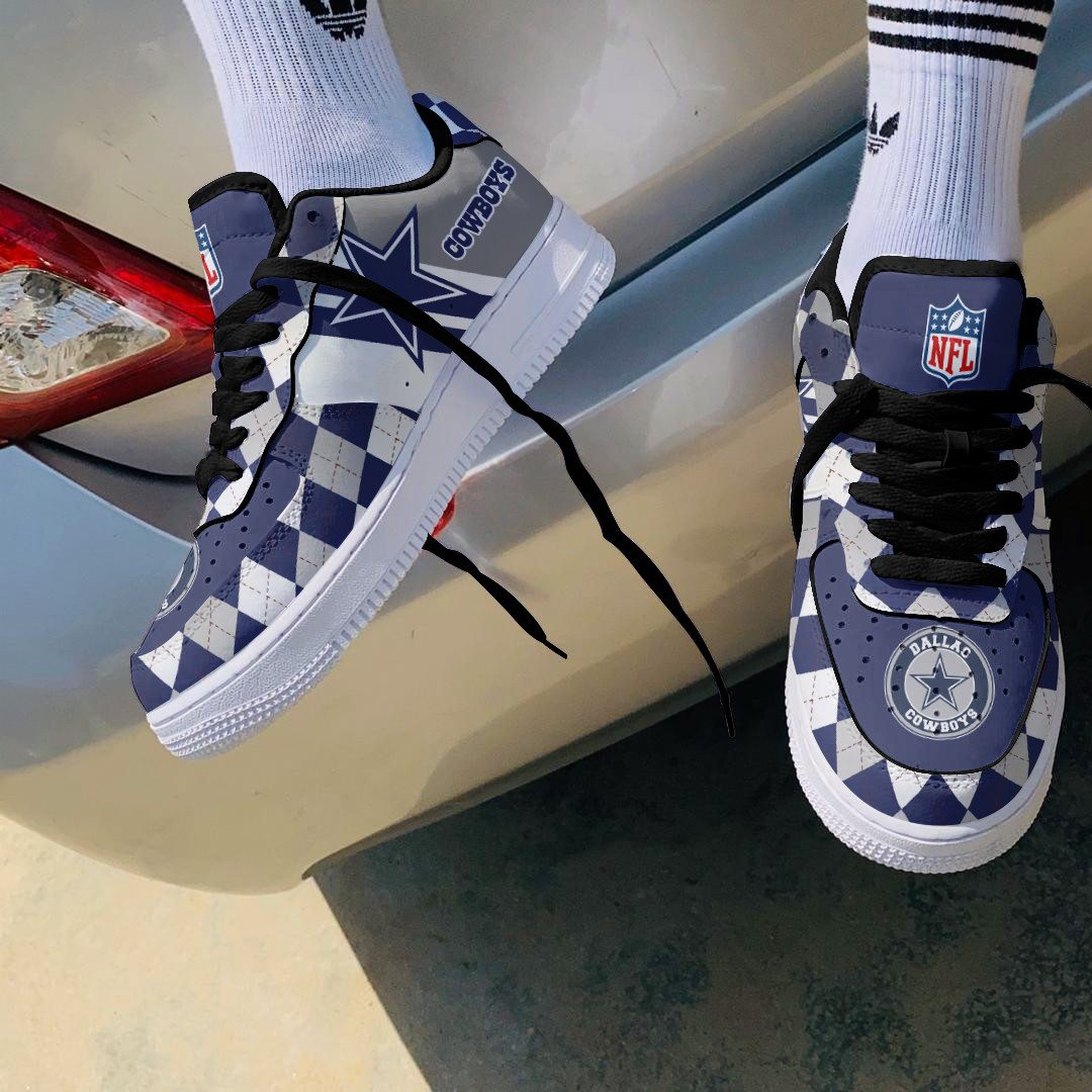JWFancy Dallas Cowboys NFL Air Low-Top Sneakers Shoes For Men And Women
