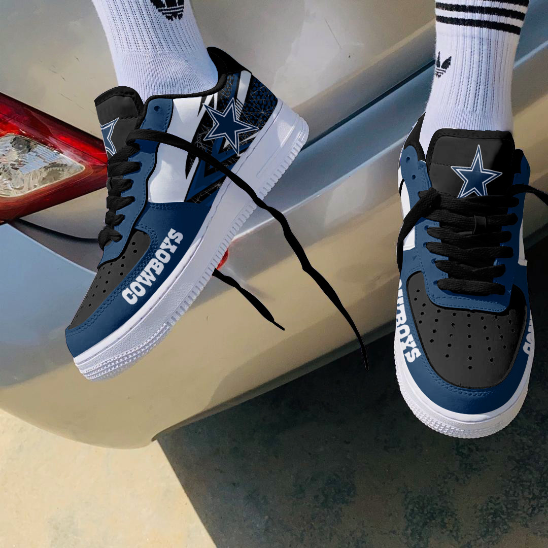 JWFancy Dallas Cowboys NFL Air Low-Top Sneakers Shoes For Men And Women