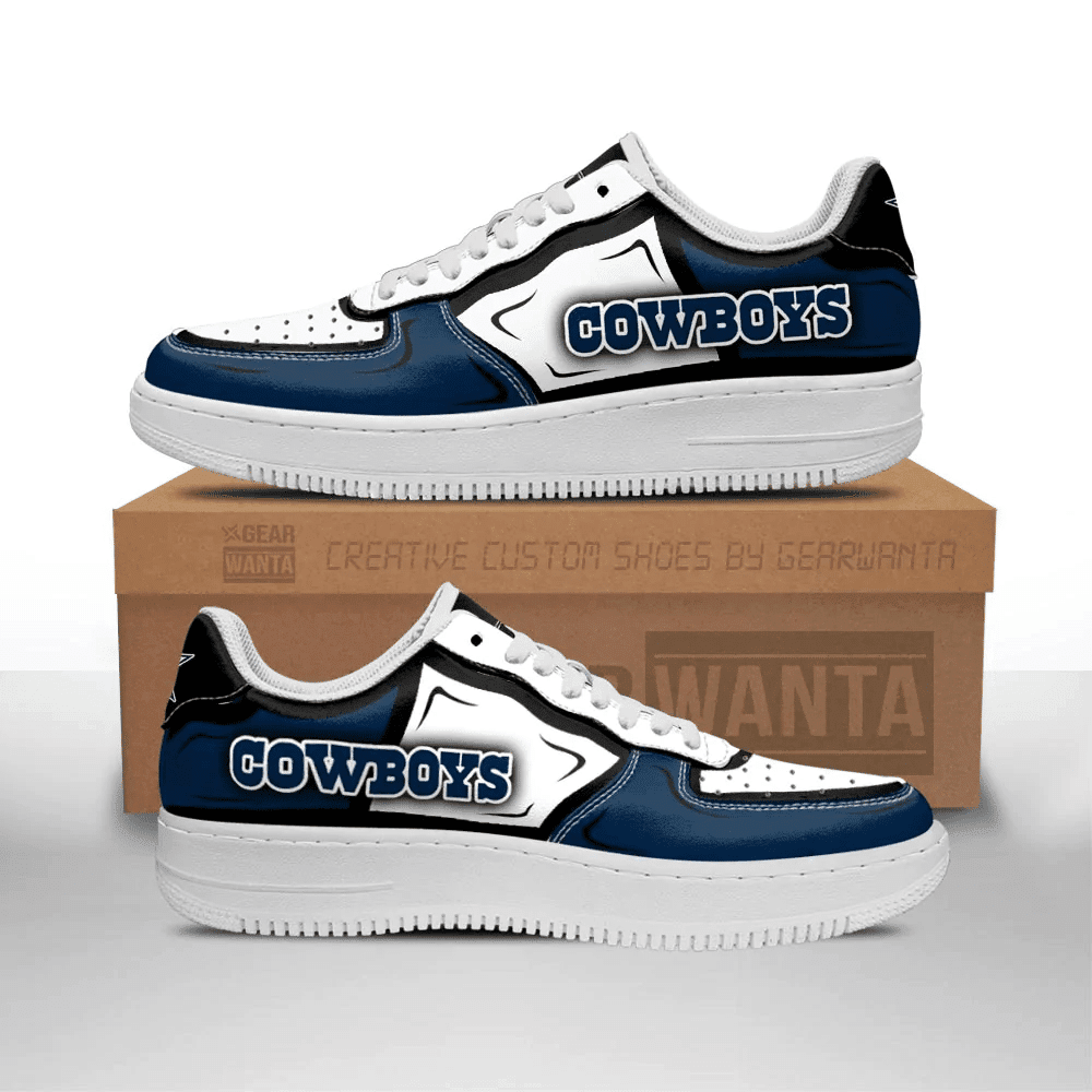 JWFancy Dallas Cowboys NFL Air Low-Top Sneakers Shoes For Men And Women