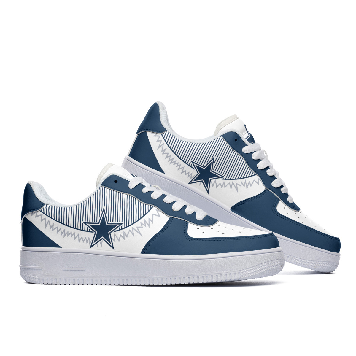 JWFancy Dallas Cowboys NFL Air Low-Top Sneakers Shoes For Men And Women